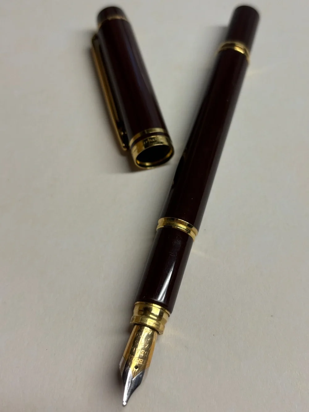 Vintage Waterman Le Man 200 IDEAL Fountain Pen 18K Gold Nib